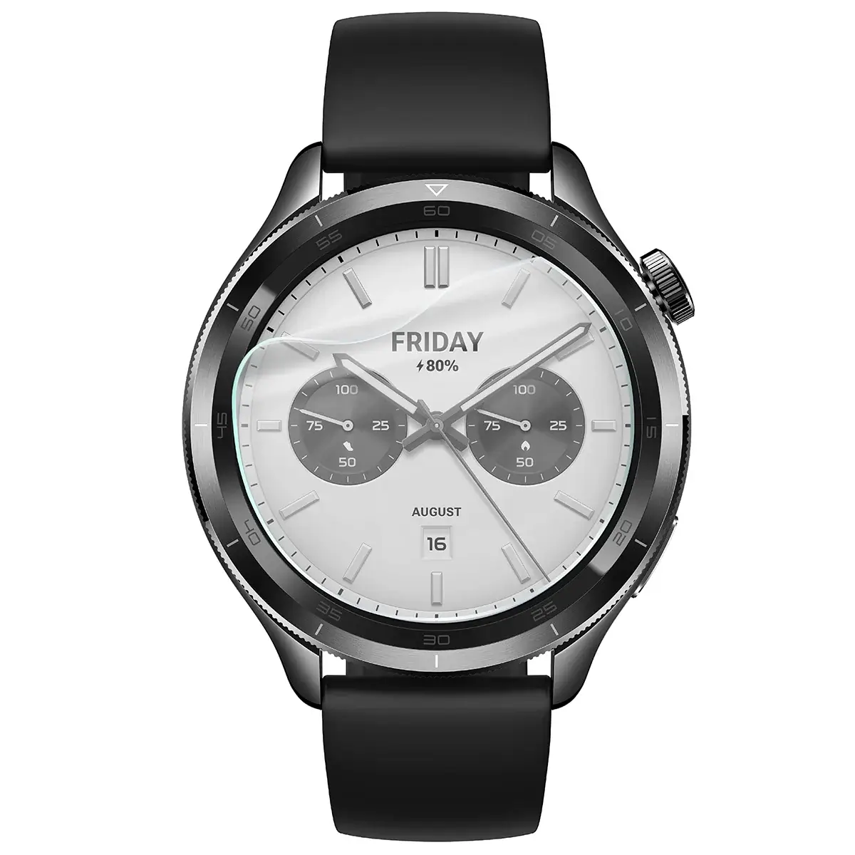 Hydrogel Folie für den Bildschirm für Xiaomi Watch S4, Bizon Watch Film Hydrogel Duo, 2 Stück - Image 2