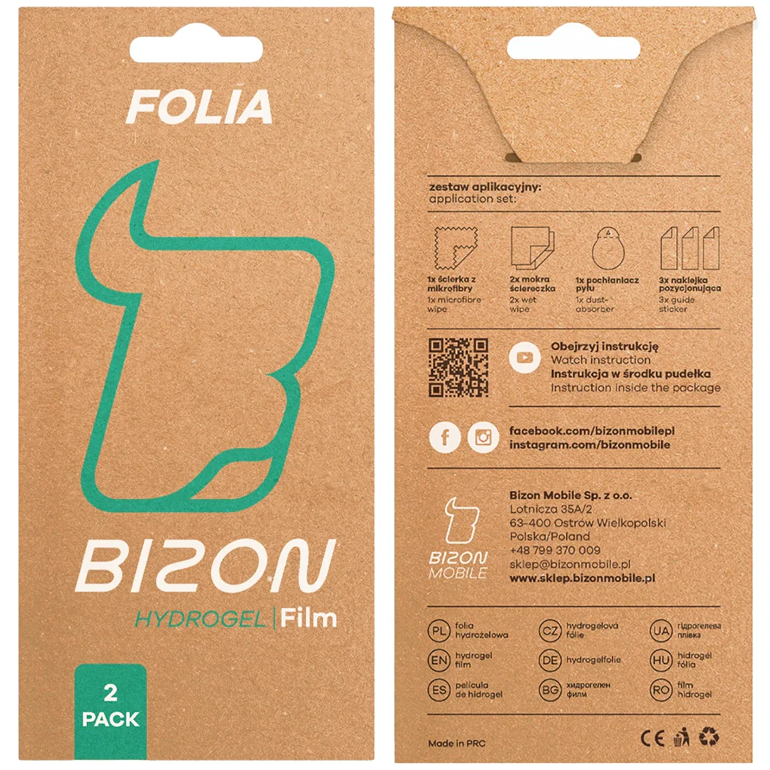 Hydrogel Folie für den mittleren Bildschirm für Google Pixel 10 Pro Fold , Bizon Film Hydrogel Mid Duo, 2 Stück - Image 6