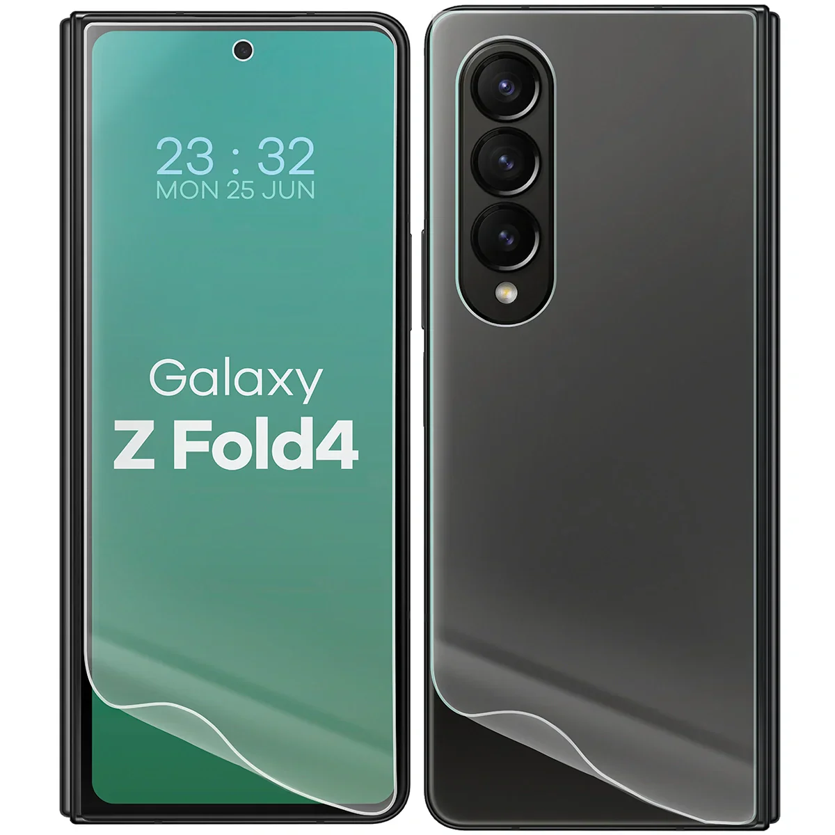 Hydrogel Folie für Display und Rückseite Bizon Film Hydrogel Pack für Galaxy Z Fold4, 2 Stück - Image 5