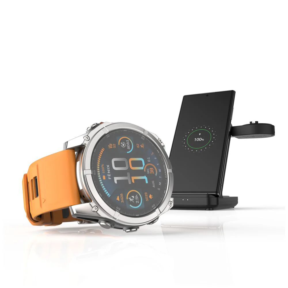 Induktive Ladestation 3in1 Fixed Powerstation for Garmin, Qi, 18W, Schwarz - Image 2