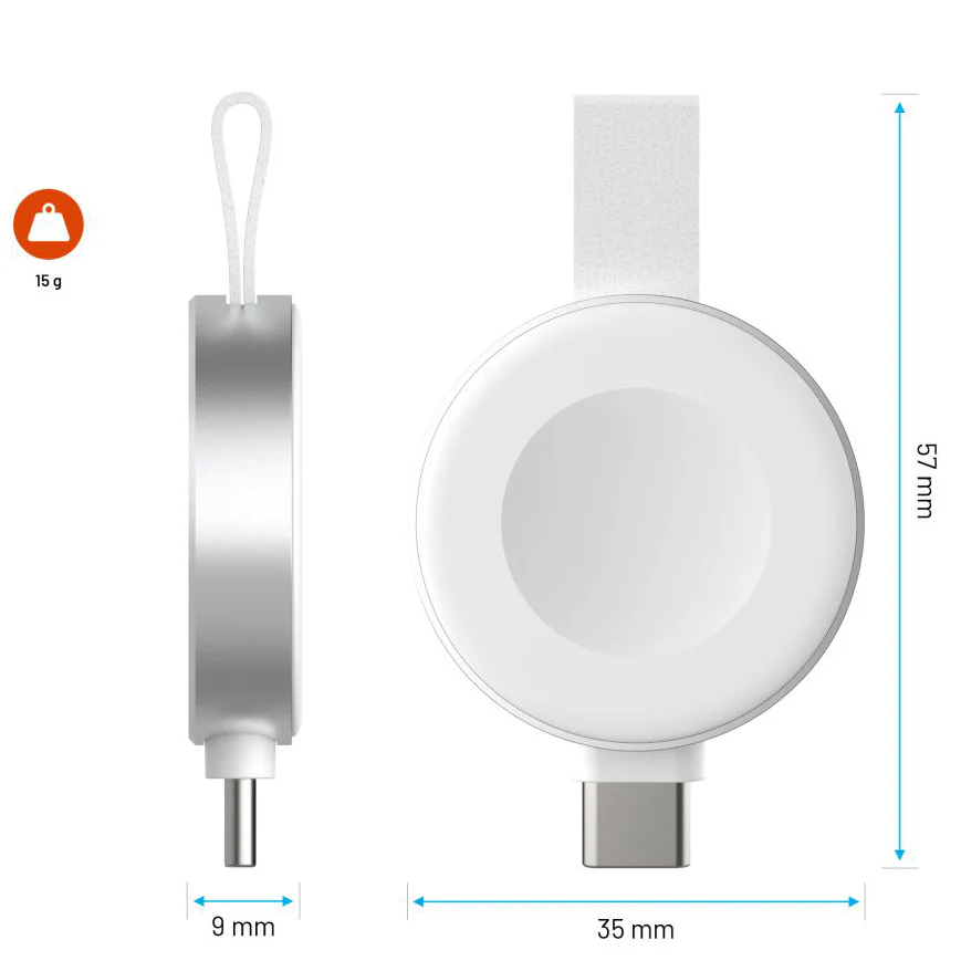Induktives Ladegerät für Apple Watch, Fixed Orb 2, 5W, Weiß - Image 8