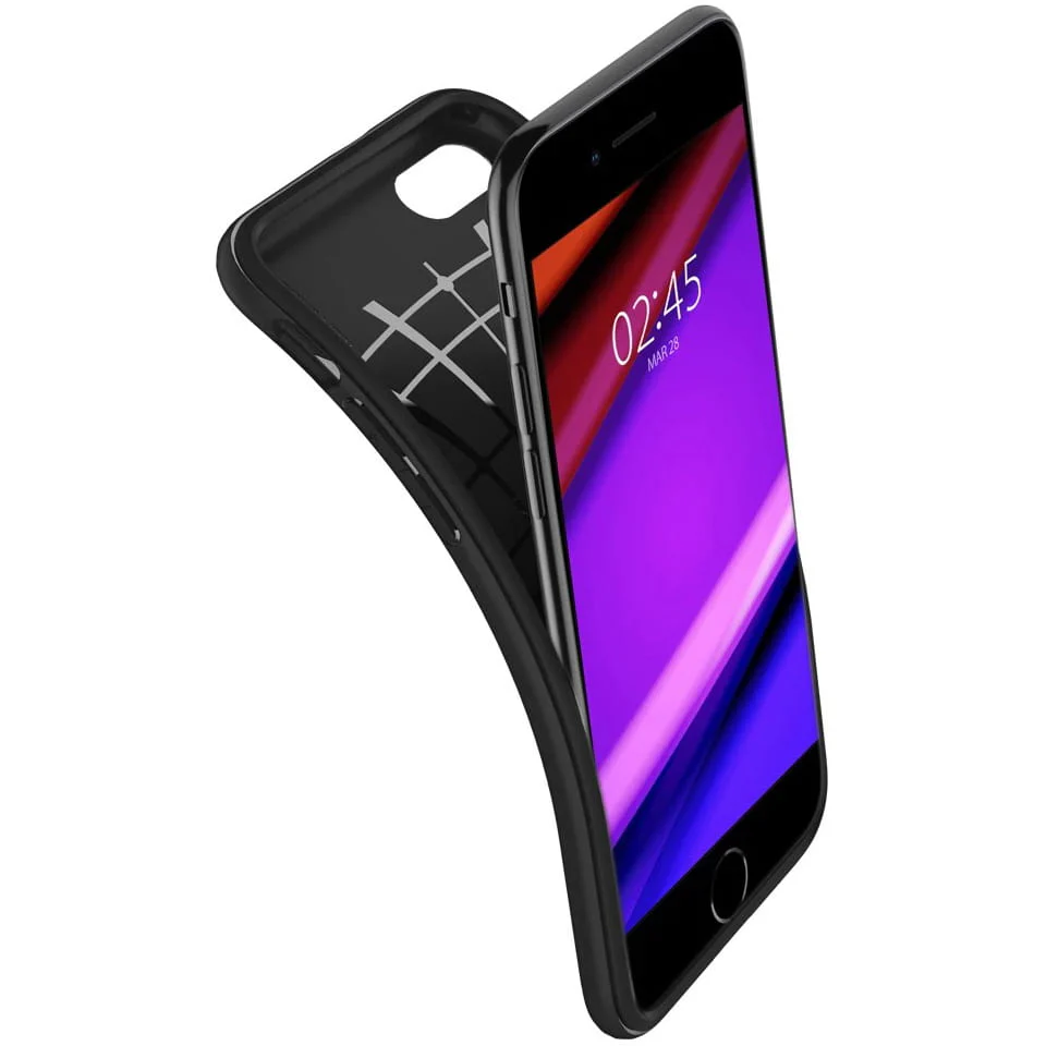 Schutzhülle Spigen Rugged Armor für iPhone SE 2022/2020 schwarz - Image 3