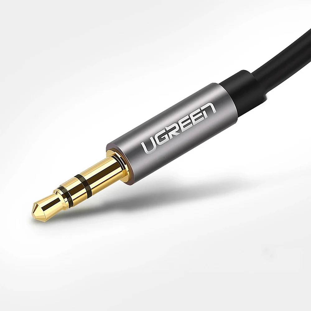 Kabel AUX 3,5 mm Mini Jack (2x männlich), 3m, Ugreen AV119, Schwarz-Grau - Image 9