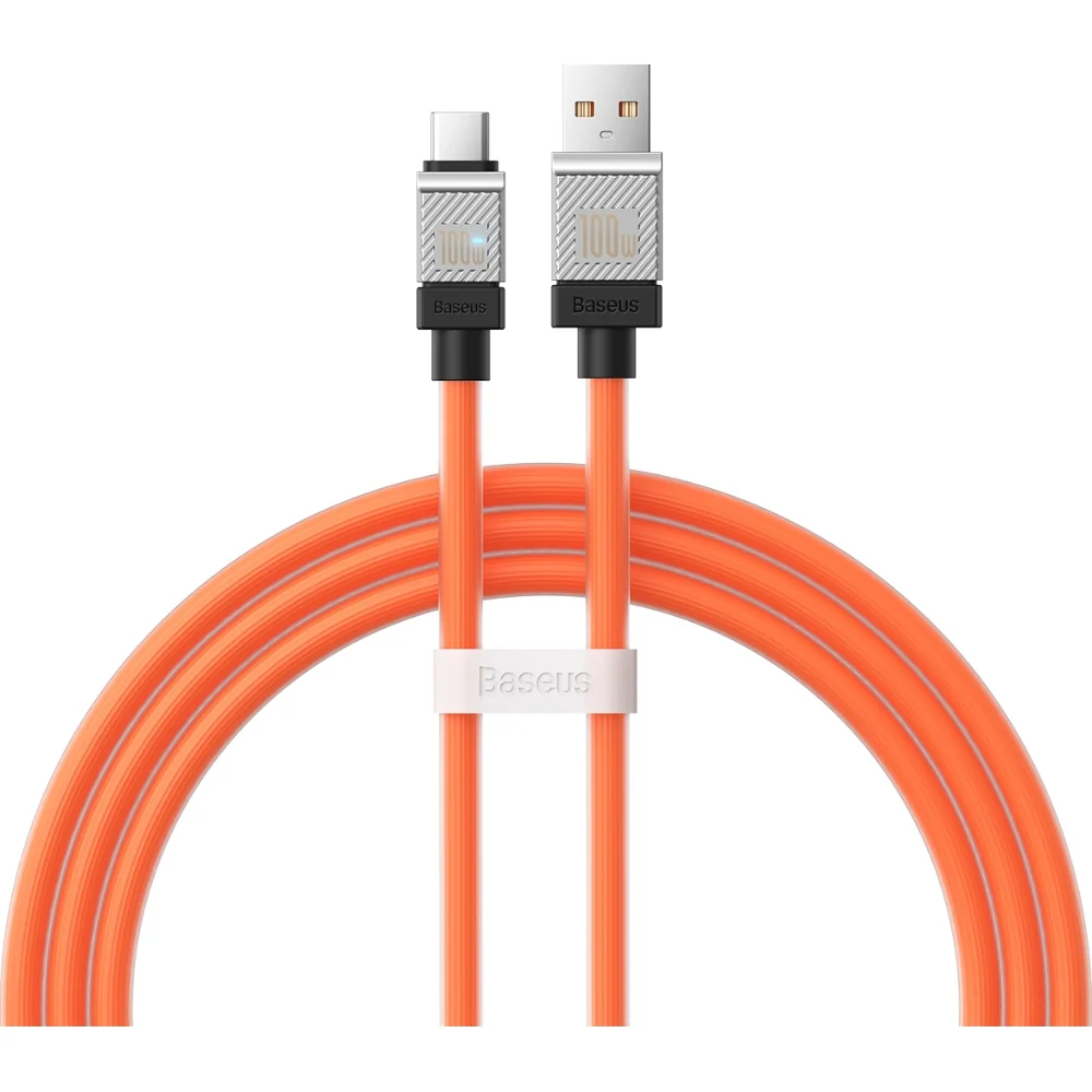 Kabel Baseus CoolPlay USB-A für USB-C 100W 2m, Orange
