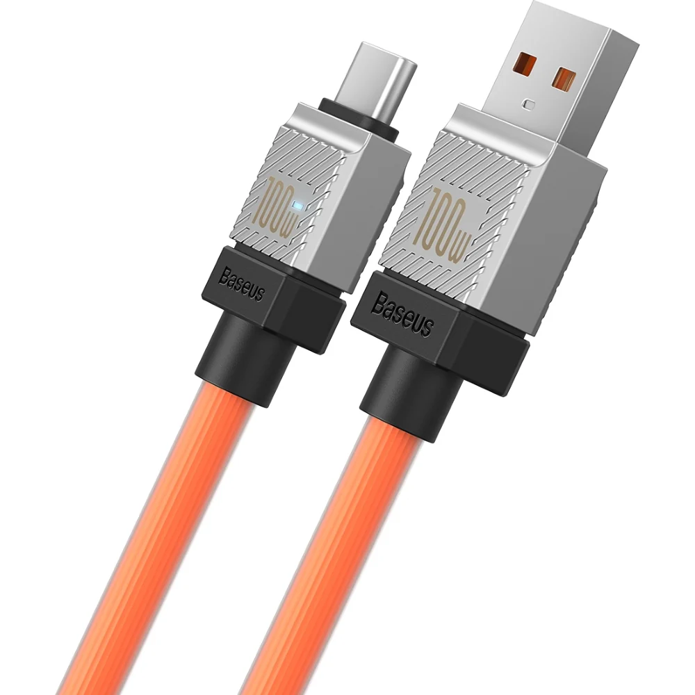 Kabel Baseus CoolPlay USB-A für USB-C 100W 2m, Orange - Image 2
