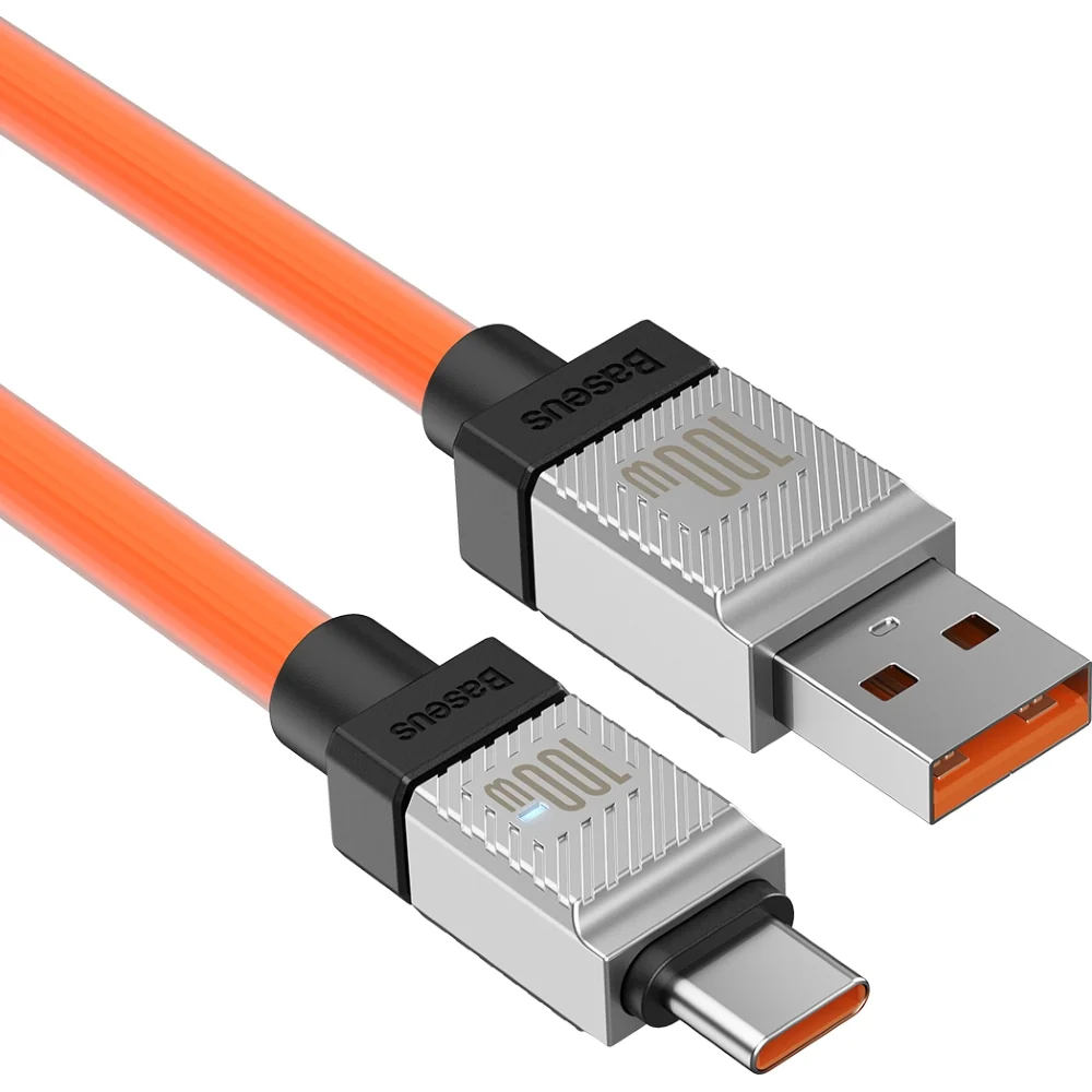 Kabel Baseus CoolPlay USB-A für USB-C 100W 2m, Orange - Image 5