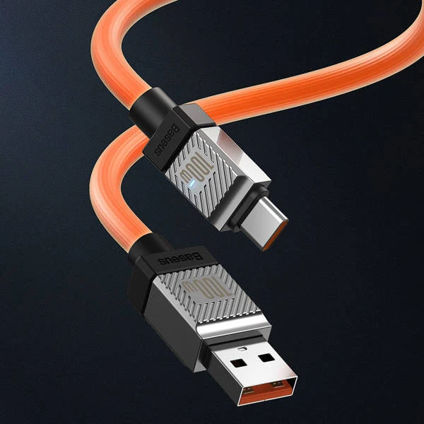 Kabel Baseus CoolPlay USB-A für USB-C 100W 2m, Orange - Image 8