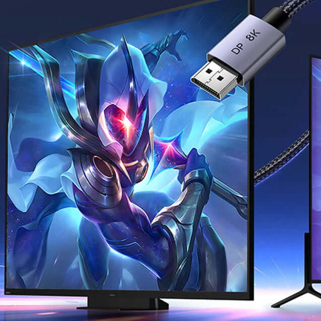 Kabel DisplayPort 1.4 Ugreen DP120 8K/60Hz mit geflochtenes 2m, Schwarz-grau - Image 5