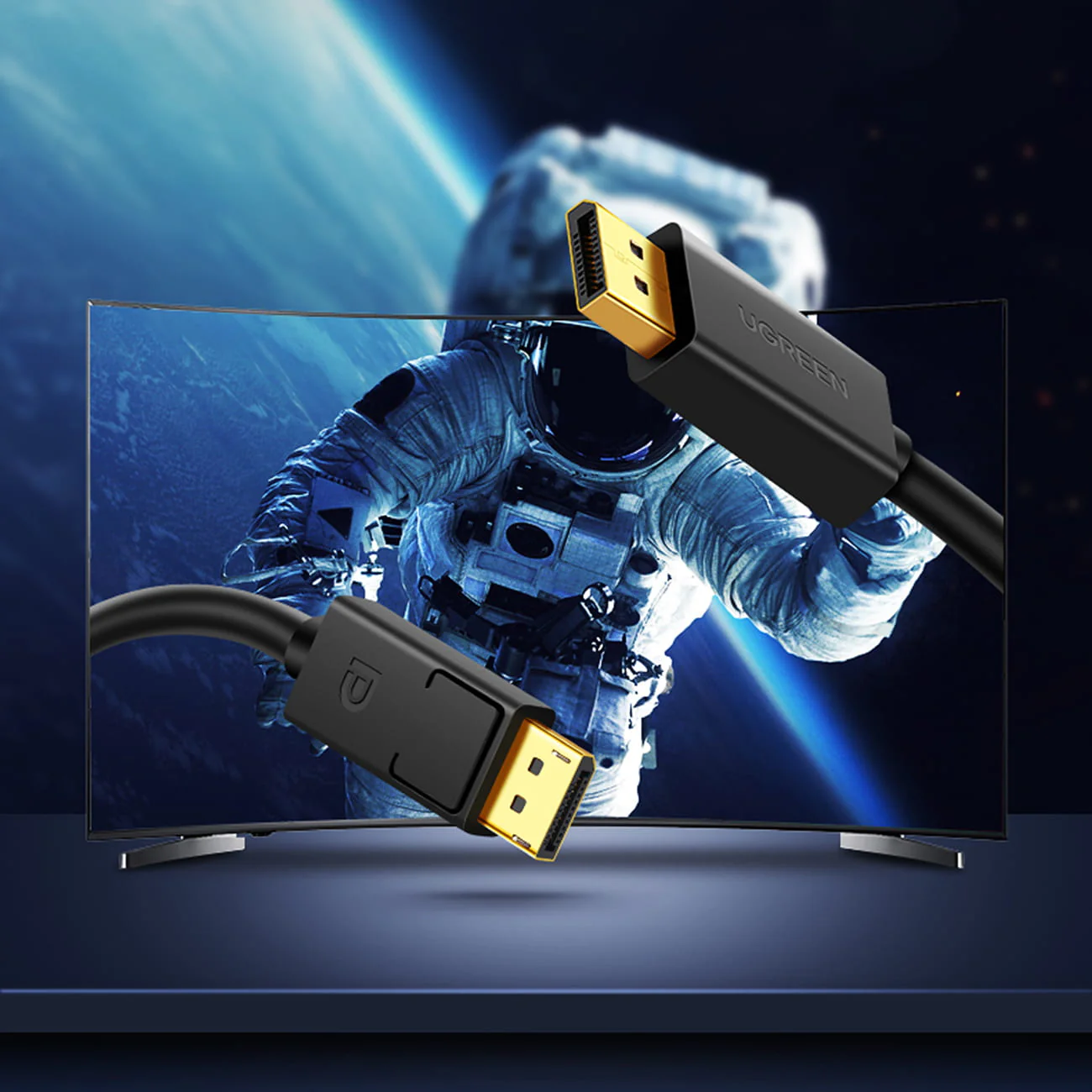 Kabel DisplayPort 4K Ugreen DP102 3m, Schwarz - Image 3