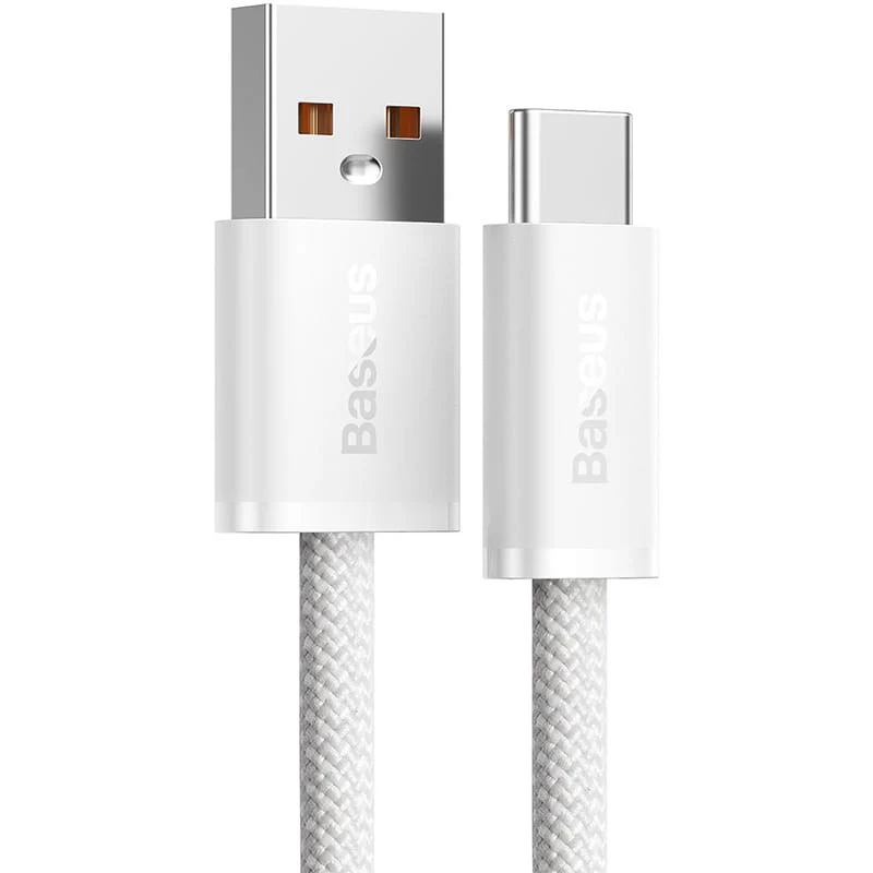 Kabel Dynamic Series Baseus USB-A zu USB-C 100W 1m, Weiß - Image 3