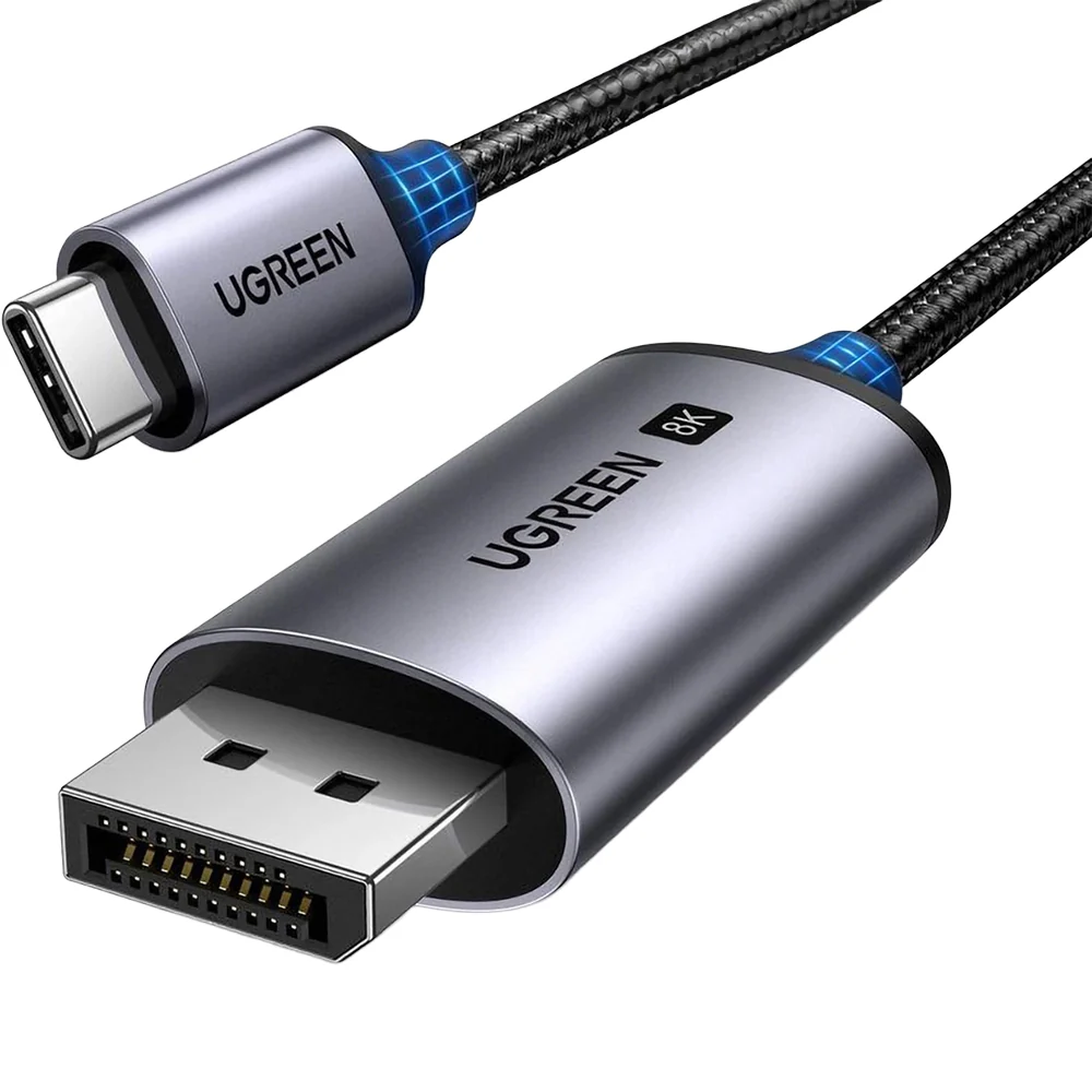 Kabel UGREEN CM556 USB-C / Displayport HDR 3m, Grau - Image 3