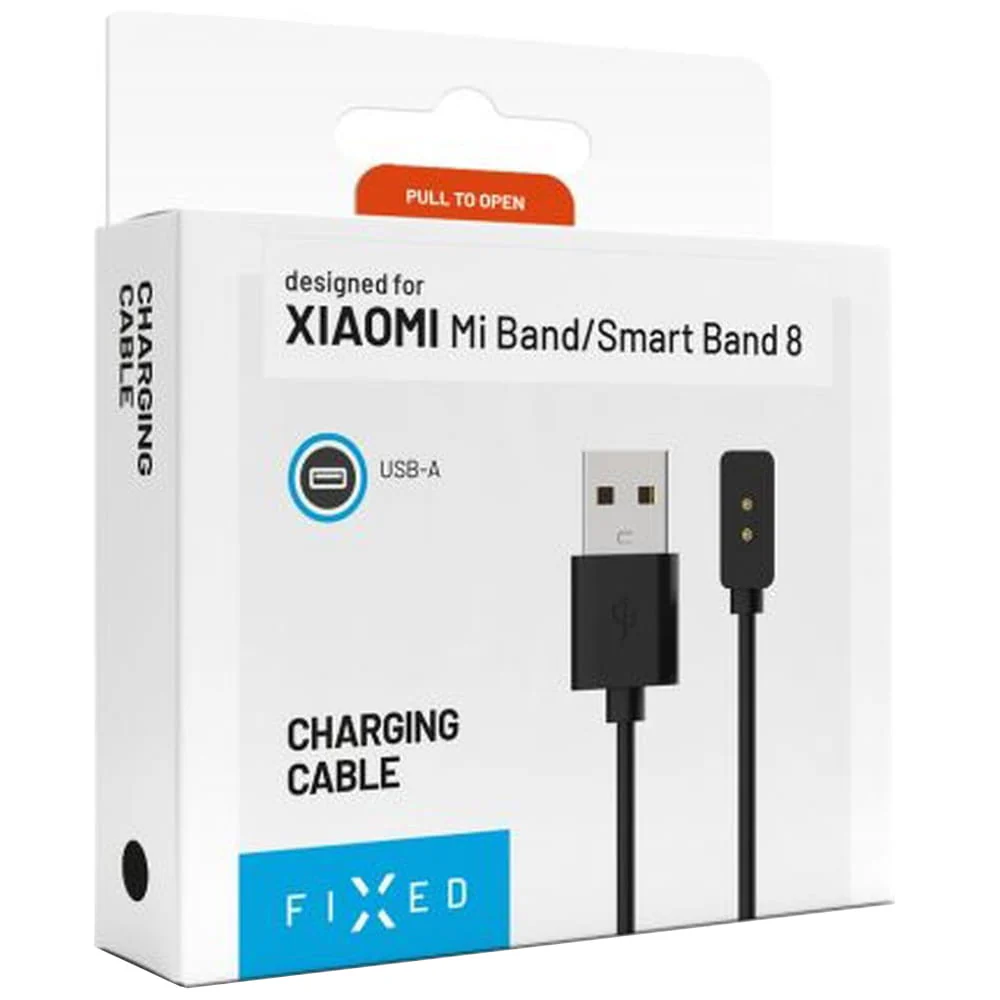 Kabel zum Aufladen USB-A zu Xiaomi Mi Band/Smart Band 8/9/Pro/Active, Fixed Charging Cable 2,5W 1m, Schwarz - Image 6