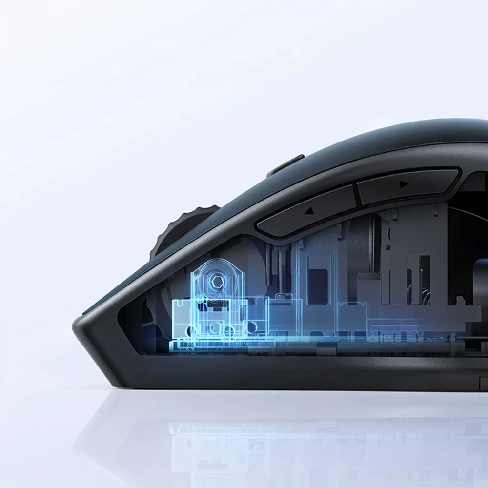 Kabellose ergonomische Maus, Ugreen MU101 Ergonomic Wireless Mouse, USB 2.4GHz, Bluetooth, Blau - Image 5