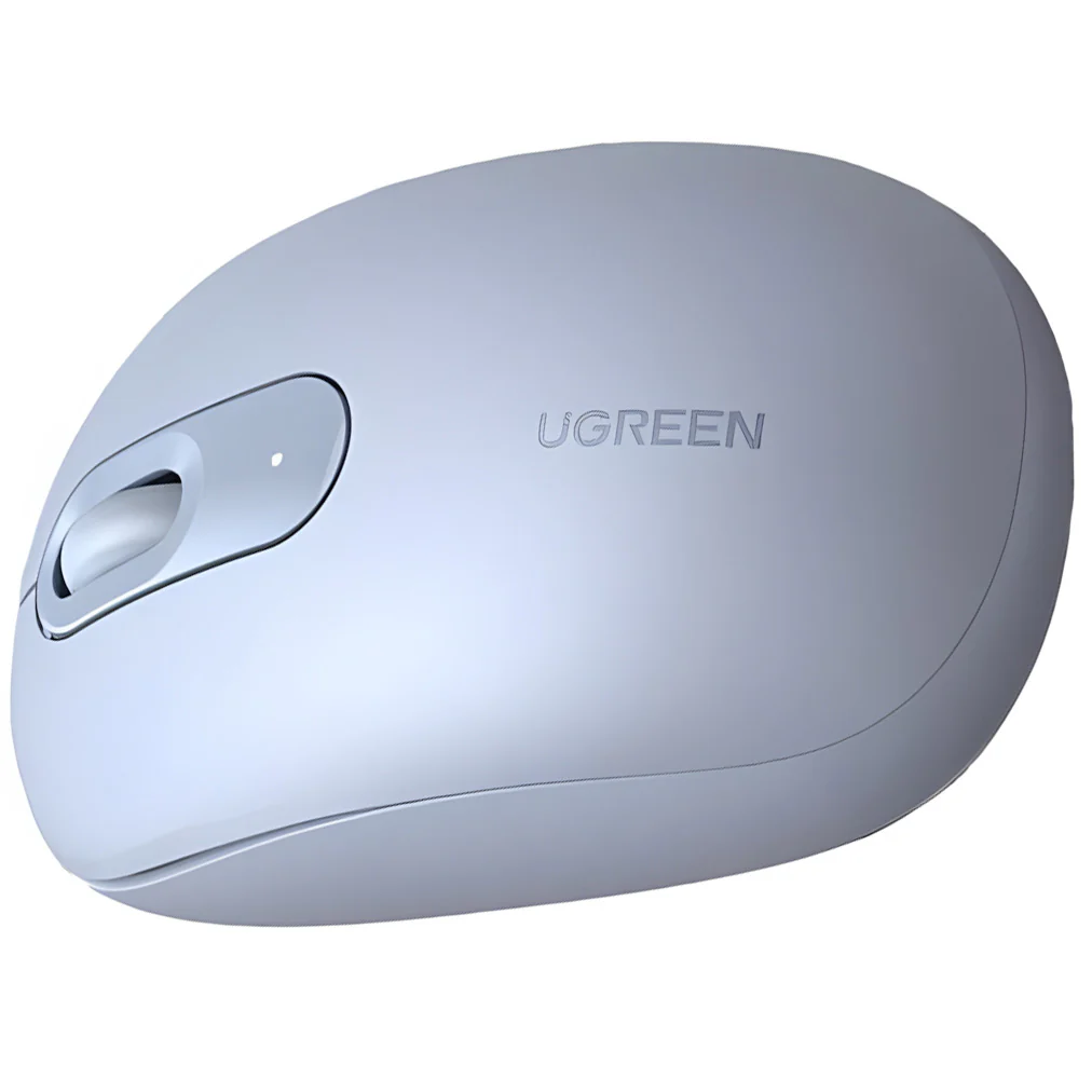 Kabellose optische Maus, Ugreen MU105 Wireless Mouse, USB 2.4GHz, Hellblau und Grau - Image 11