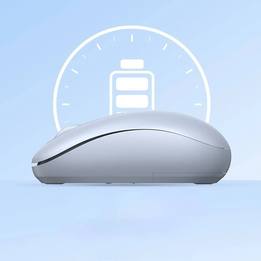 Kabellose optische Maus, Ugreen MU105 Wireless Mouse, USB 2.4GHz, Hellblau und Grau - Image 6