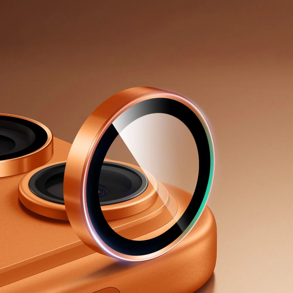 Kameraglas für iPhone 17 Pro / Pro Max / 16 Pro / Pro Max, ESR Armorite Camera Protector, Orange - Image 4