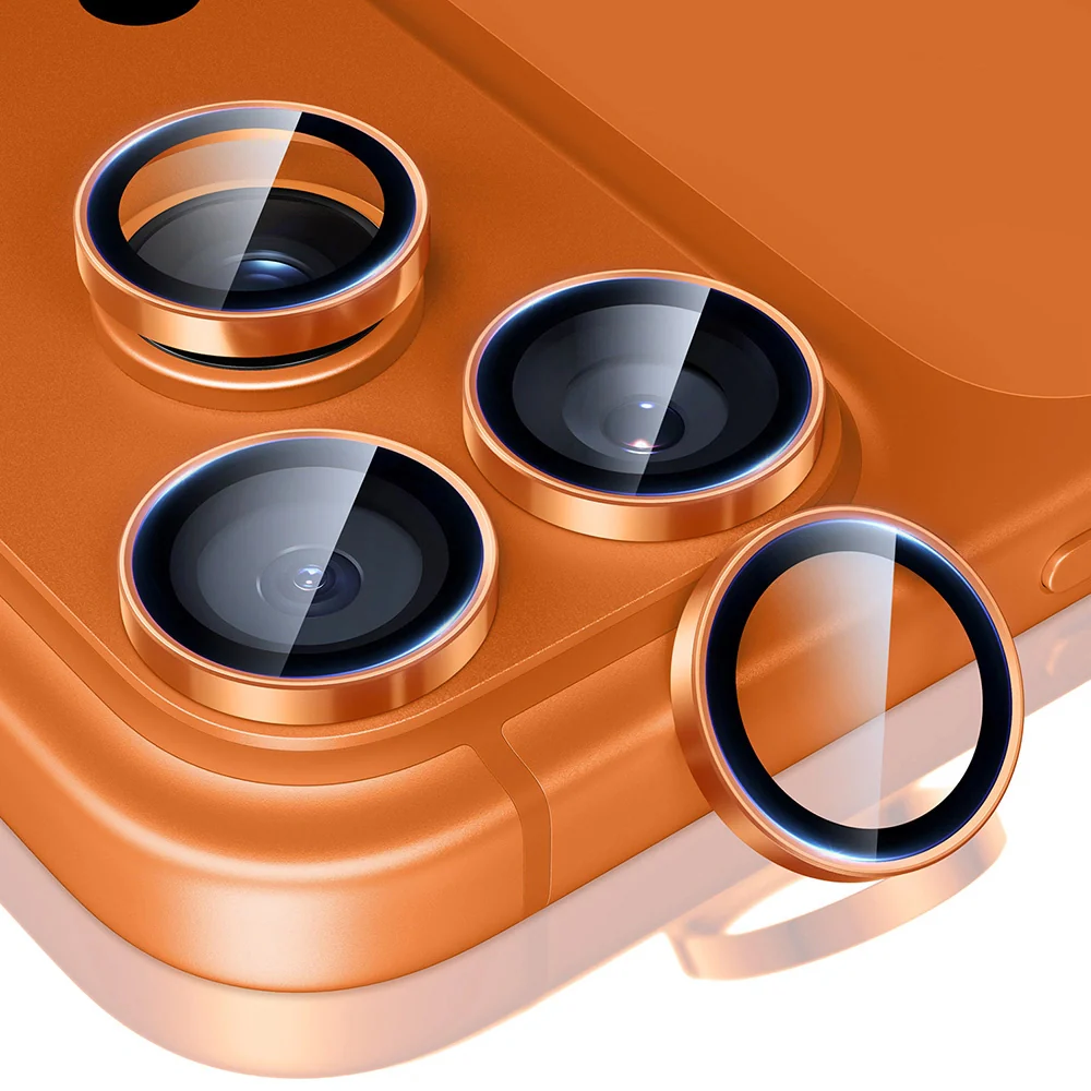 Kameraglas für iPhone 17 Pro / Pro Max / 16 Pro / Pro Max, ESR Armorite Camera Protector, Orange - Image 6