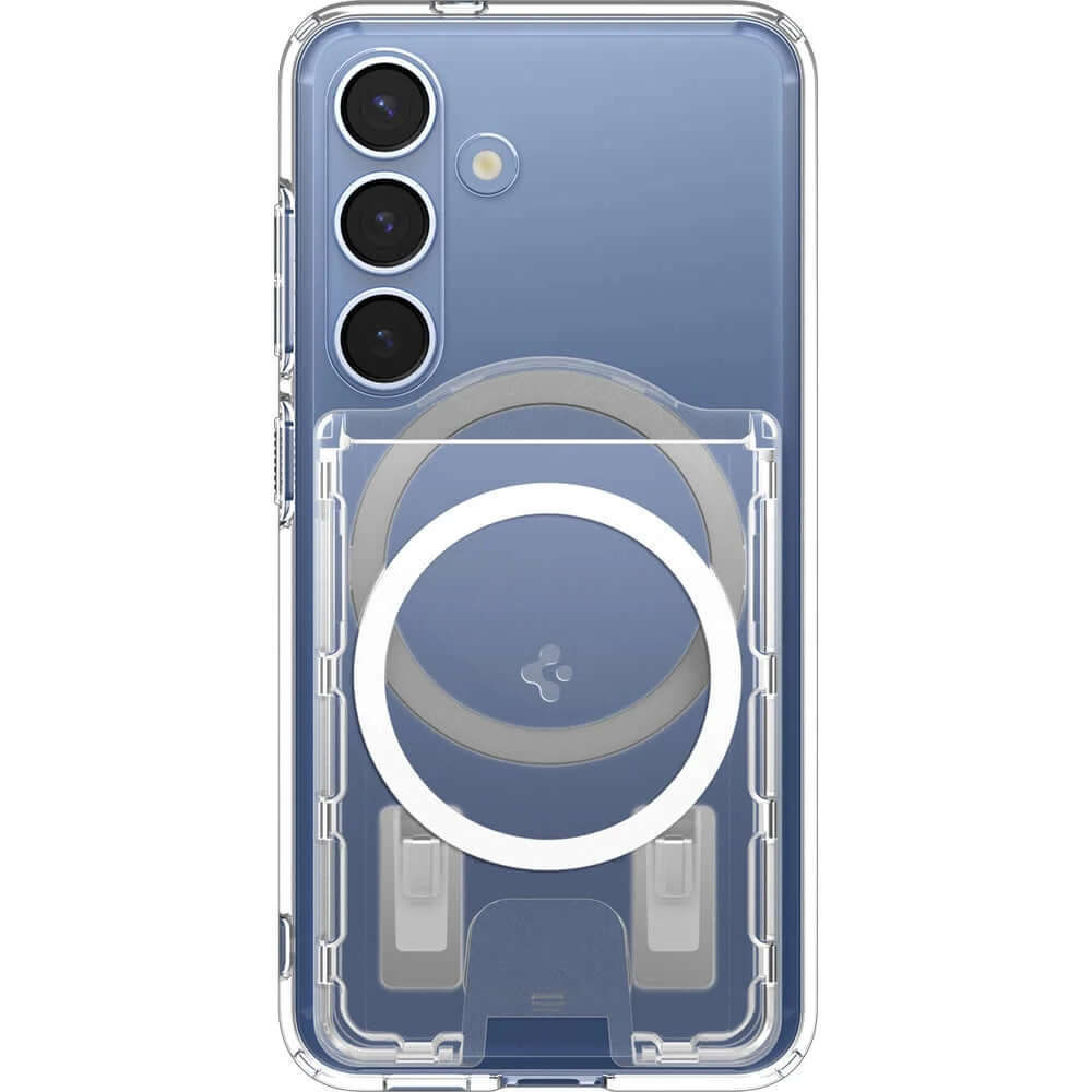 Kartenetui mit MagSafe für die Galaxy S25-Serie, Spigen Ultra Hybrid Wallet MagFit Plus, Transparent - Image 3