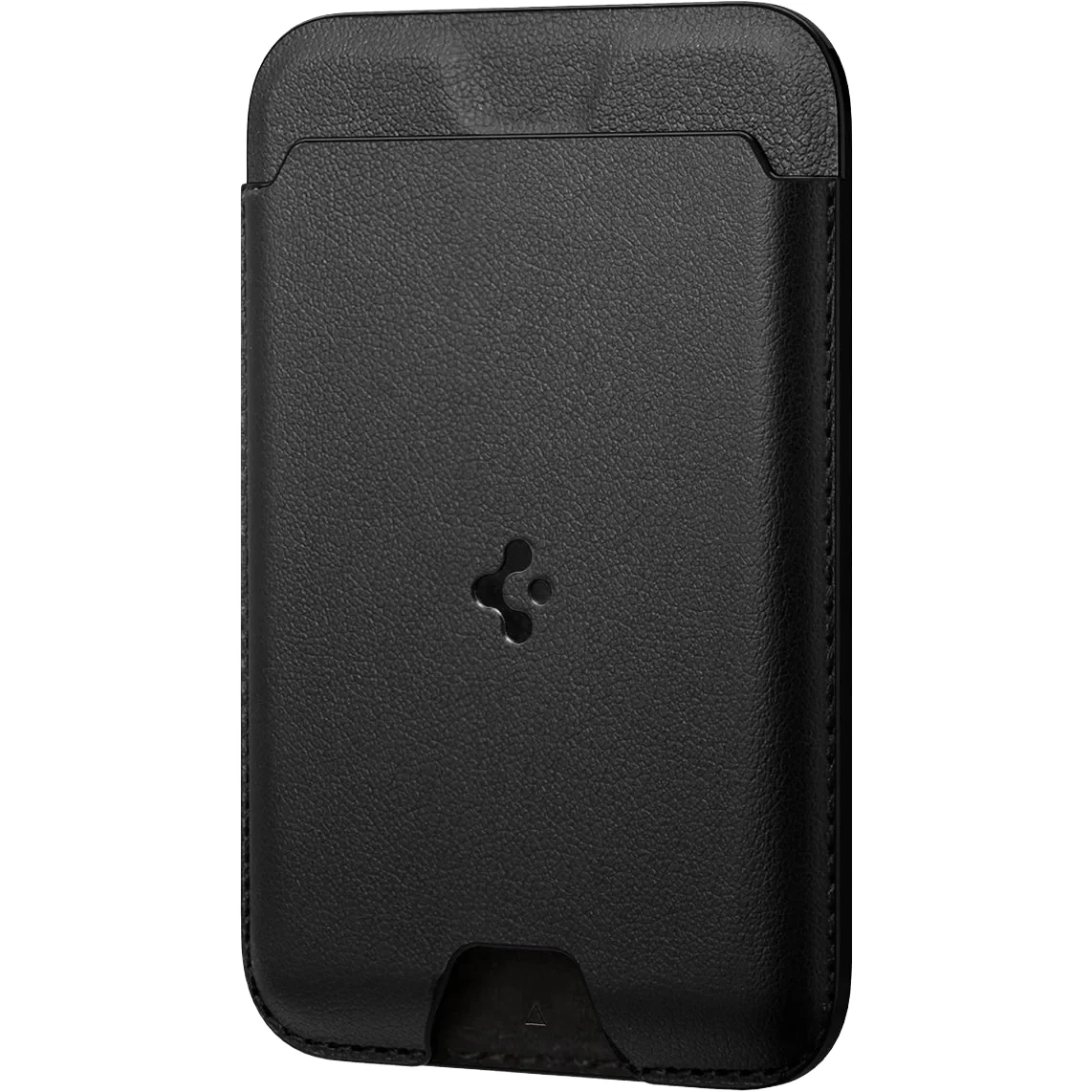 Kartenetui mit MagSafe Spigen Valentinus Mag Fit, veganem Leder, Schwarz - Image 8