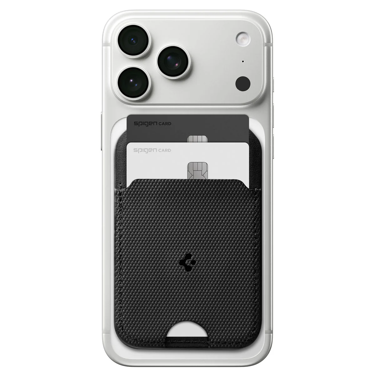 Kartenetui mit Ständer Spigen Slim Fold Mag S314-2 mit MagSafe, Schwarz - Image 6