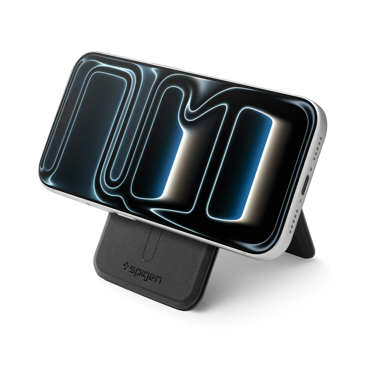 Kartenetui mit Ständer Spigen Slim Fold Mag S314-3 mit MagSafe, Schwarz - Image 7