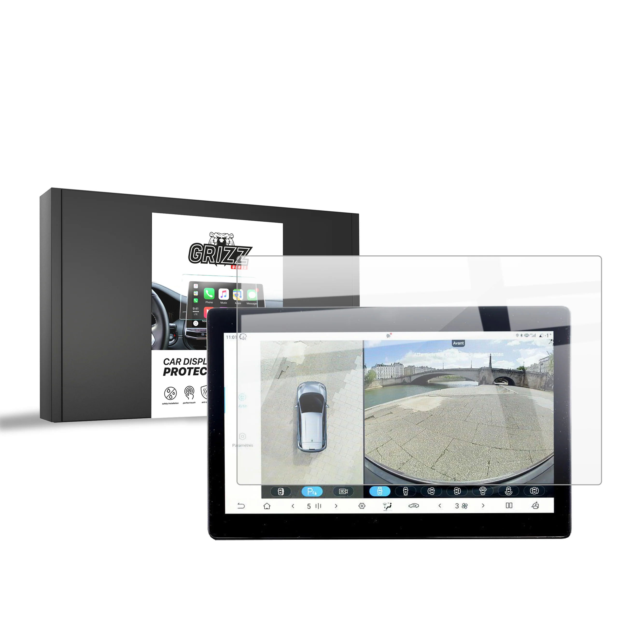Keramische Autodisplayfolie für BYD Dolphin Surf (2025), Grizz Protector