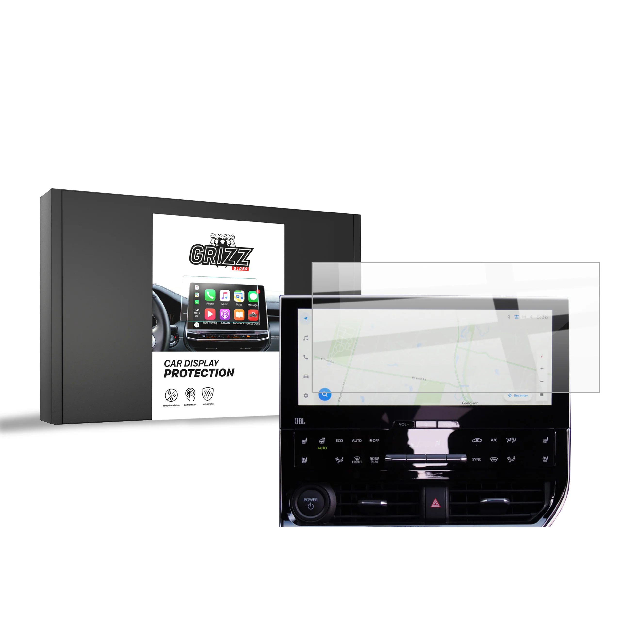Keramische Autodisplayfolie für Toyota bZ4X 12,3" (2022-2025), Grizz Protector