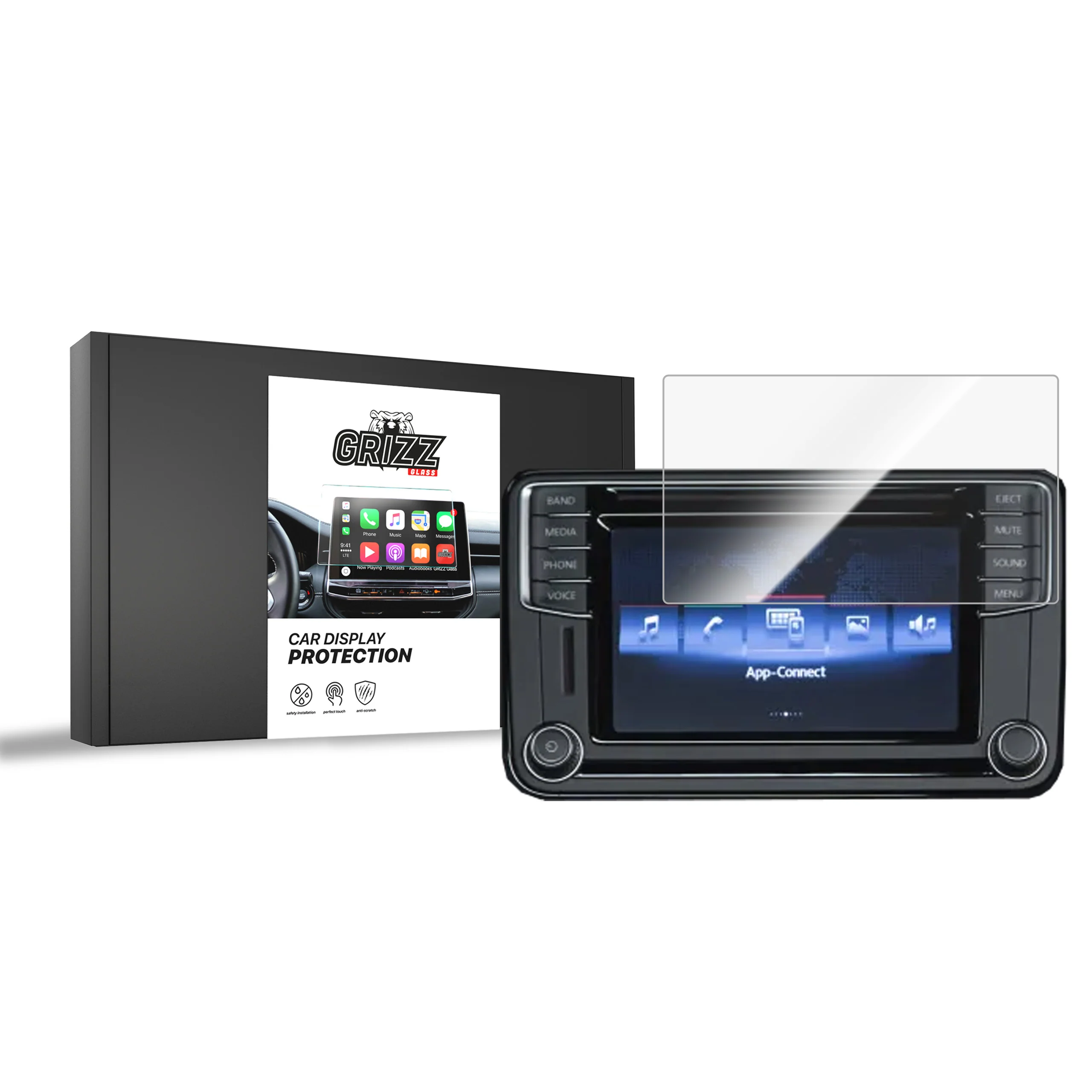 Keramische Autodisplayfolie für Volkswagen Beetle (2012-2016), Grizz Protector
