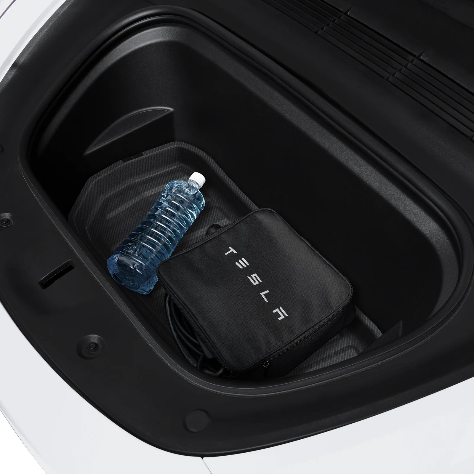 Kofferraummatte vorne für Tesla Model Y, Spigen Car Mat Front Trunk, Schwarz - Image 8