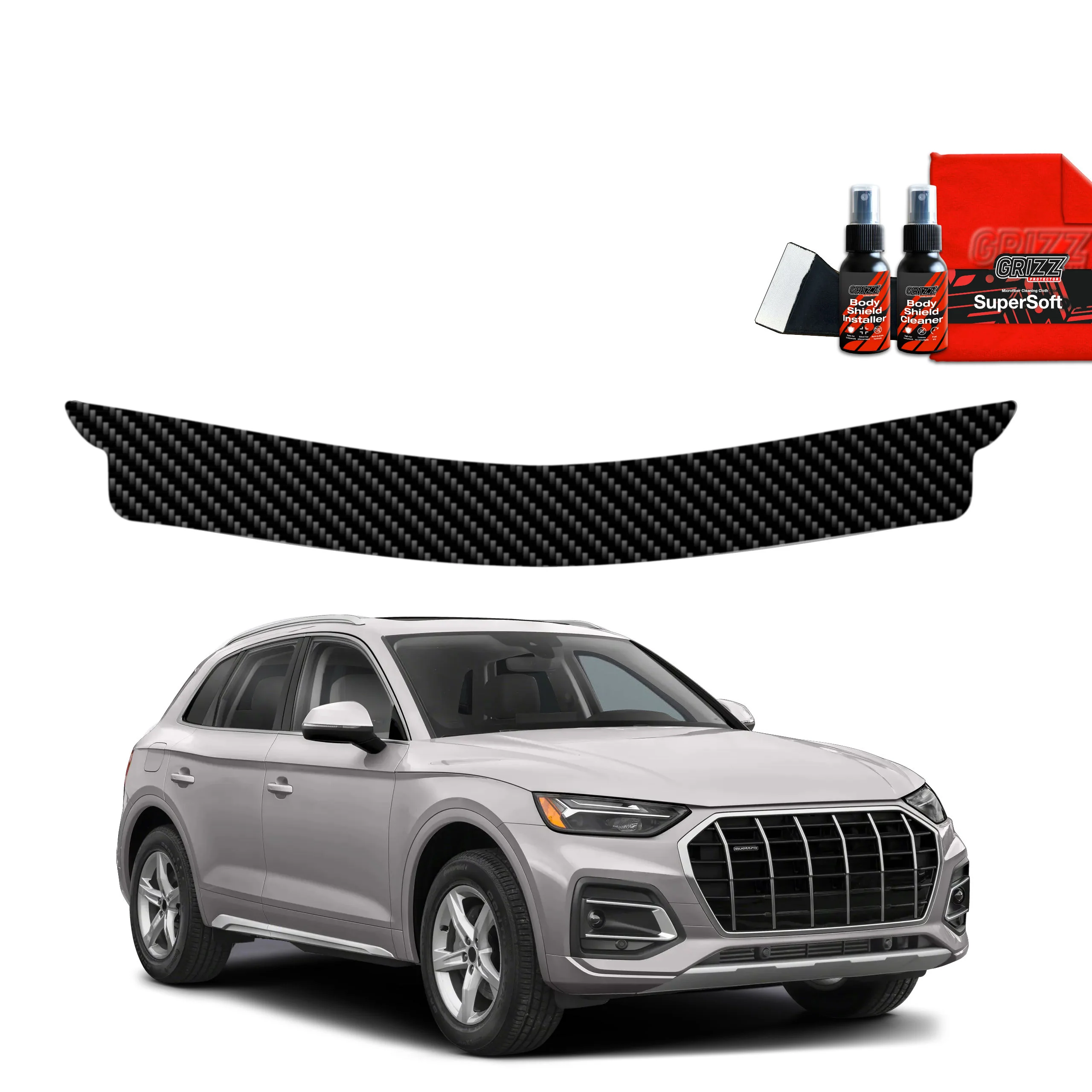 Kohlenstoff Schutzfolie Grizz Protector für Ladekante - Audi Q5 (2020-2025)