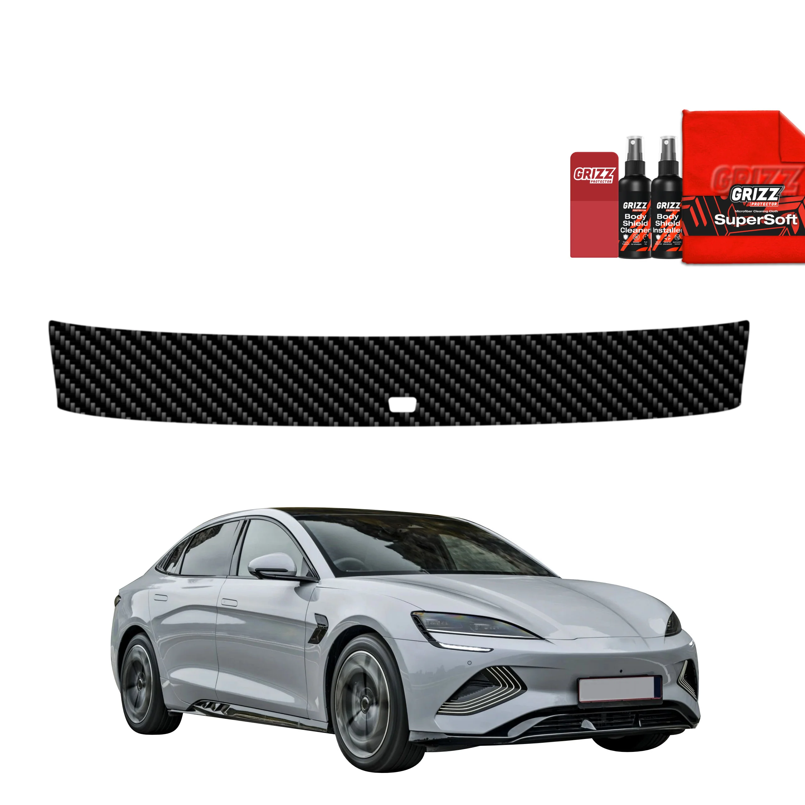Kohlenstoff Schutzfolie Grizz Protector für Ladekante - BYD Seal (2026)