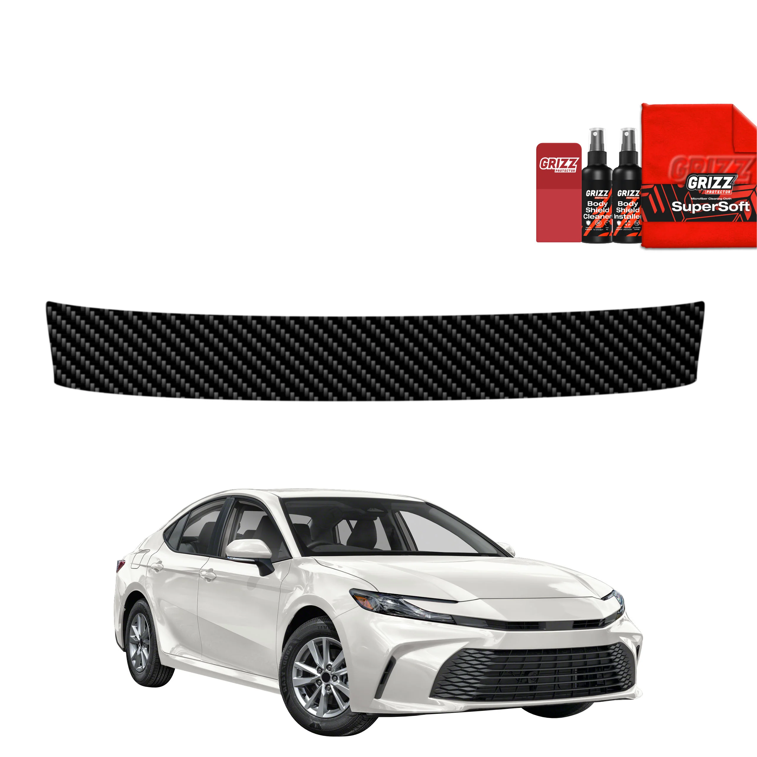 Kohlenstoff Schutzfolie Grizz Protector für Ladekante - Toyota Camry (2025-2026)