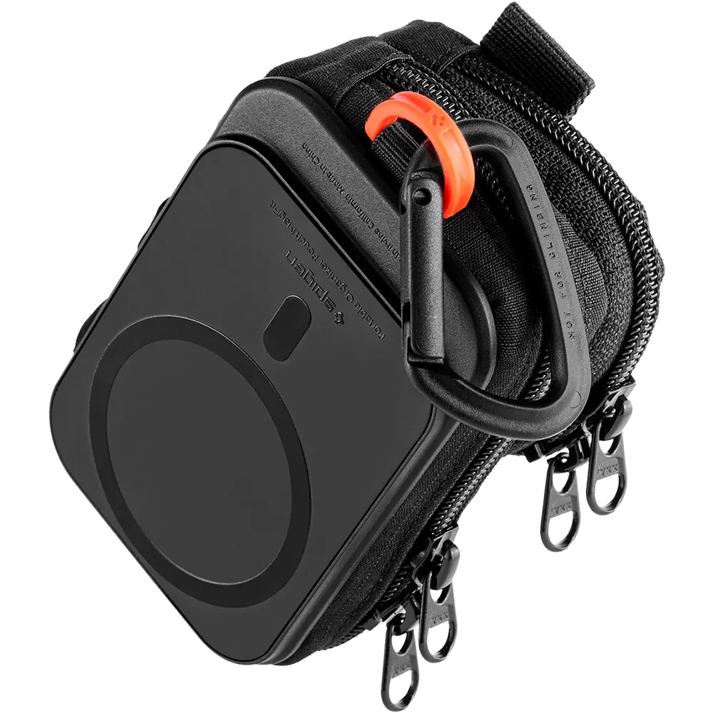 Kompakte Tasche mit MagSafe Befestigung Spigen SnapZip, Schwarz - Image 5