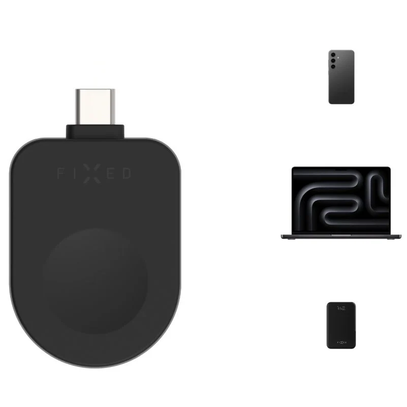 Ladegerät Fixed Charging Adapter for Powerstation Uni für Apple Watch USB-C, Schwarz - Image 3