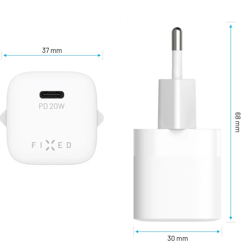 Ladegerät Fixed Mini USB-C PD 20W, Weiß - Image 8