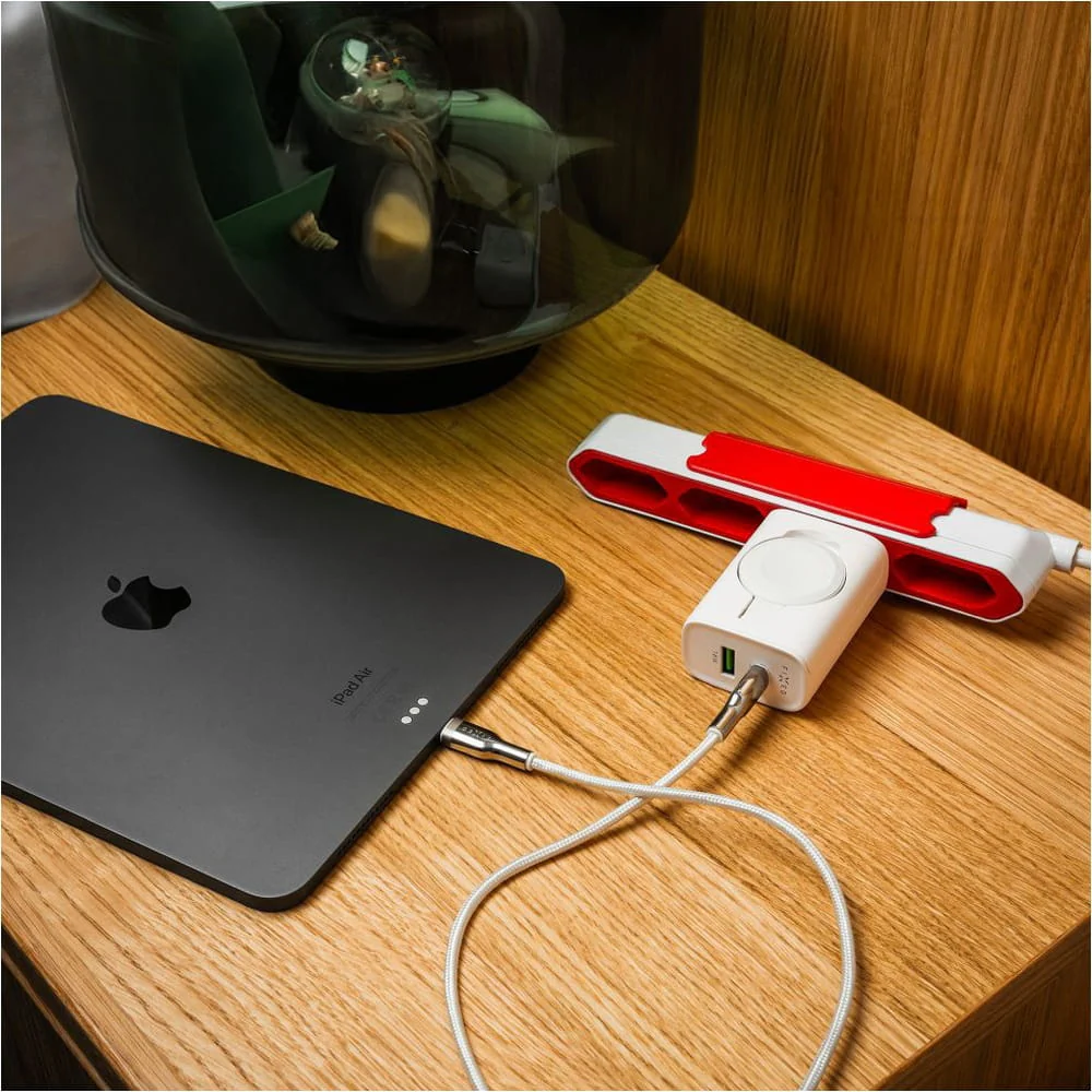 Ladegerät Fixed Power Socket USB-C / USB-A / Apple Watch 33W, Weiß - Image 7