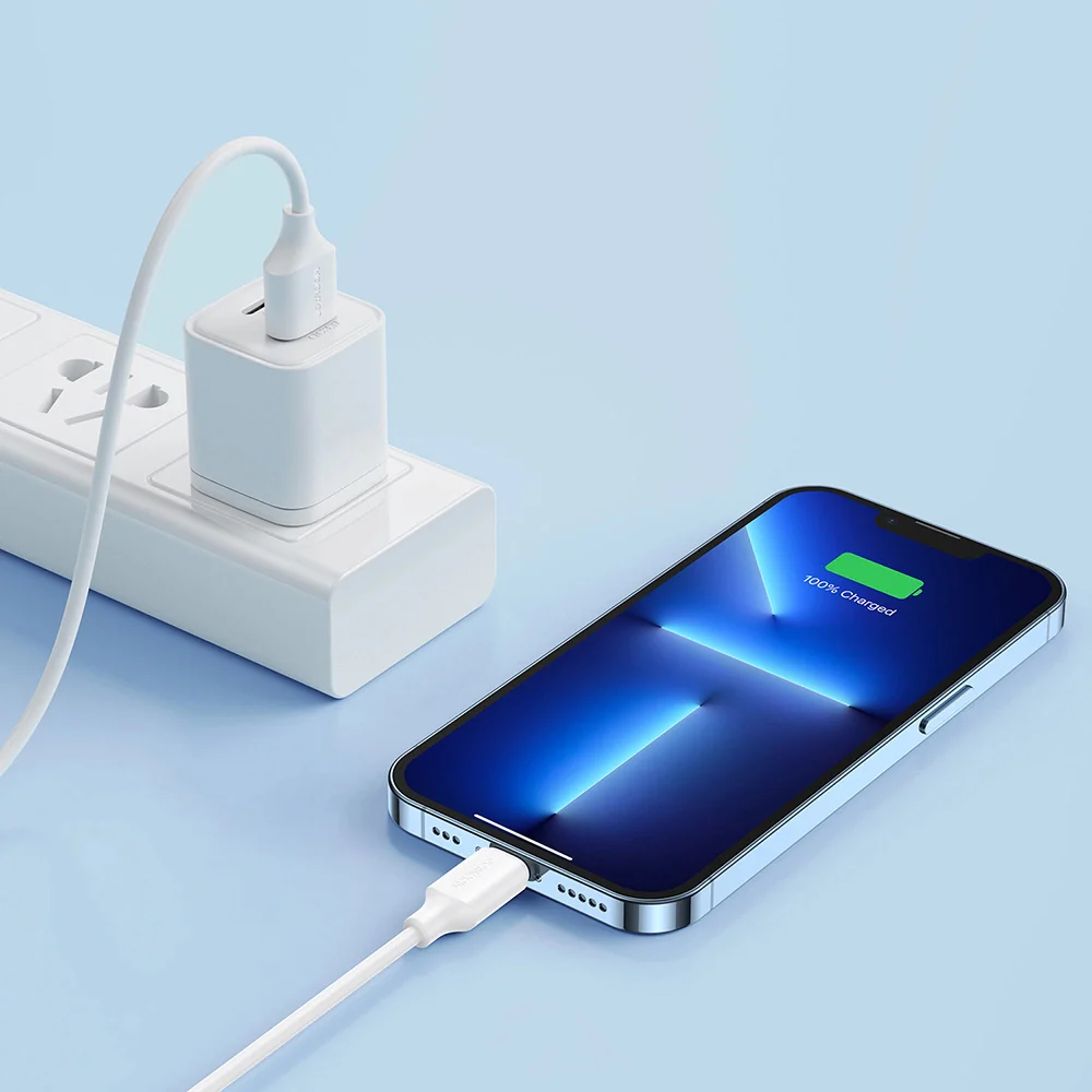 Ladekabel / Datenkabel USB-A zu Lightning, Joyroom Long-Lasting, 2.4A, 1m, Weiß - Image 4