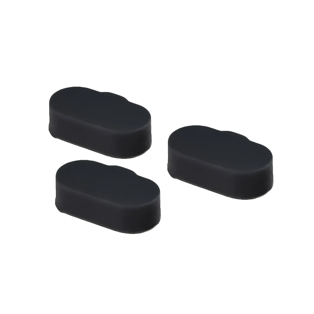Ladeport-Abdeckung Bizon Accessories Dust Plug für Garmin-Uhren, Schwarz, 3 Stück - Image 2