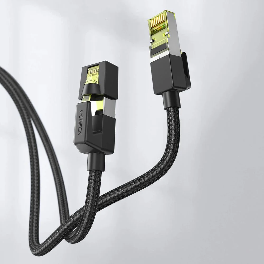 LAN Ethernet Netzwerkkabel RJ45 Cat 7 F/FTP, 10 Gbps, 3 m, Ugreen NW150, Schwarz - Image 10