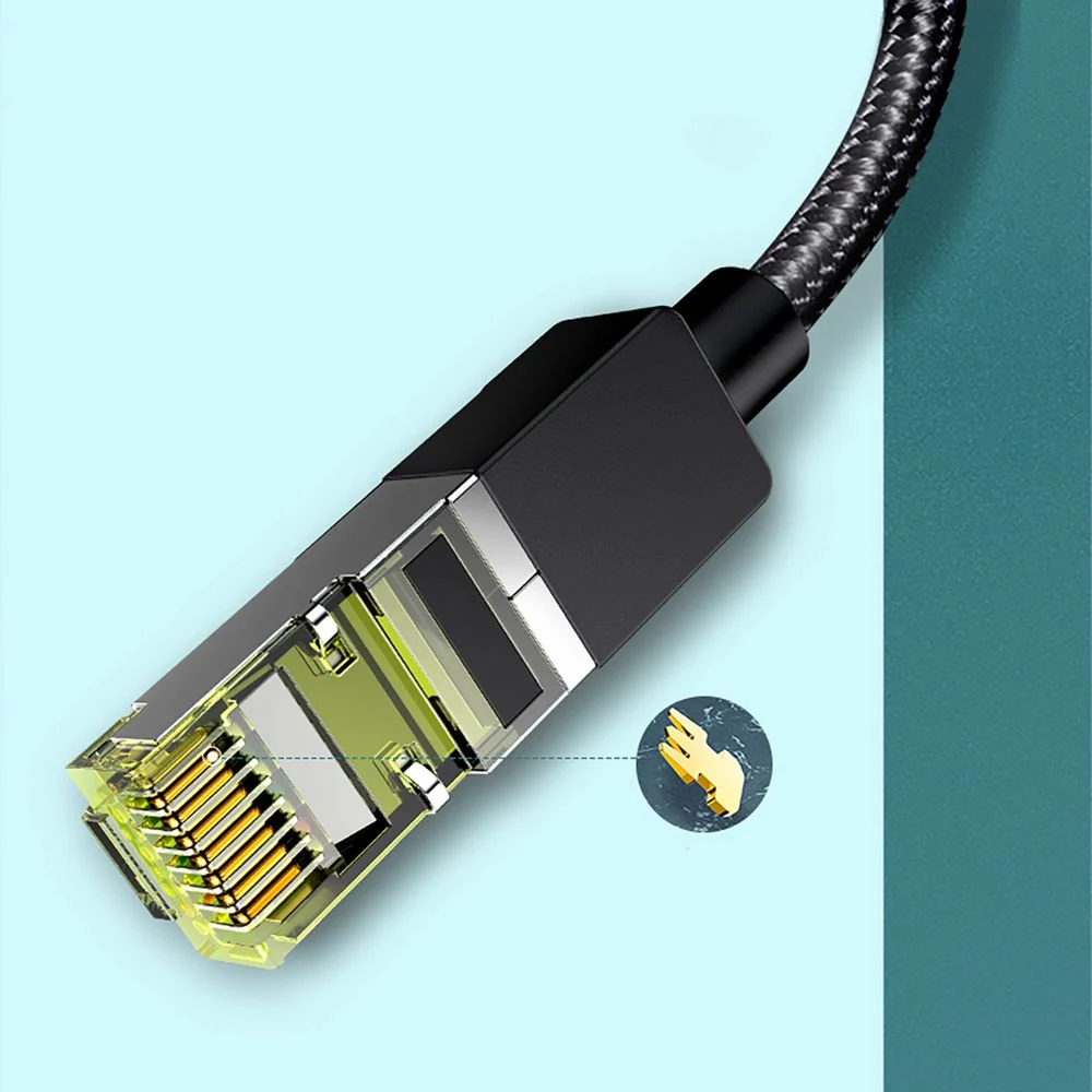 LAN Ethernet Netzwerkkabel RJ45 Cat 7 F/FTP, 10 Gbps, 3 m, Ugreen NW150, Schwarz - Image 6