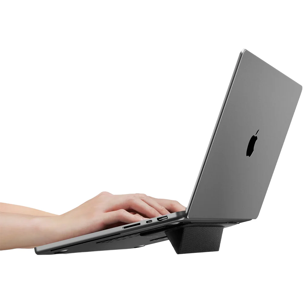 Laptopständer für Laptops bis 16", höhenverstellbar, Spigen Slimfold LD201-S1, Schwarz - Image 2