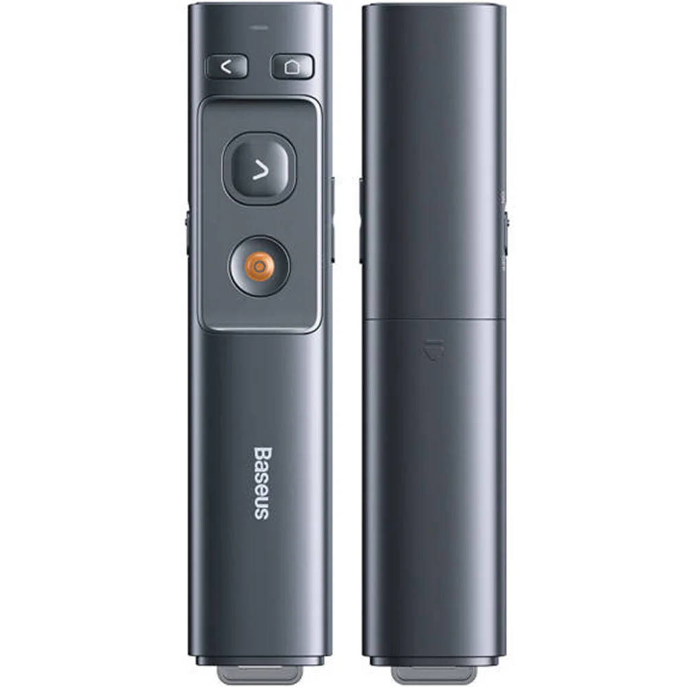 Laserpointer, kabellos / Fernbedienung für Präsentationen, Baseus Orange Dot, 100 m, 2.4 GHz, Grau - Image 2