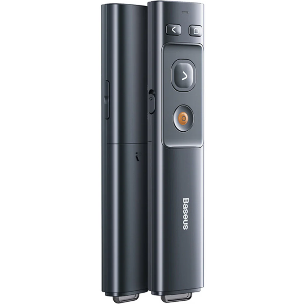 Laserpointer, kabellos / Fernbedienung für Präsentationen, Baseus Orange Dot, 100 m, 2.4 GHz, Grau - Image 3