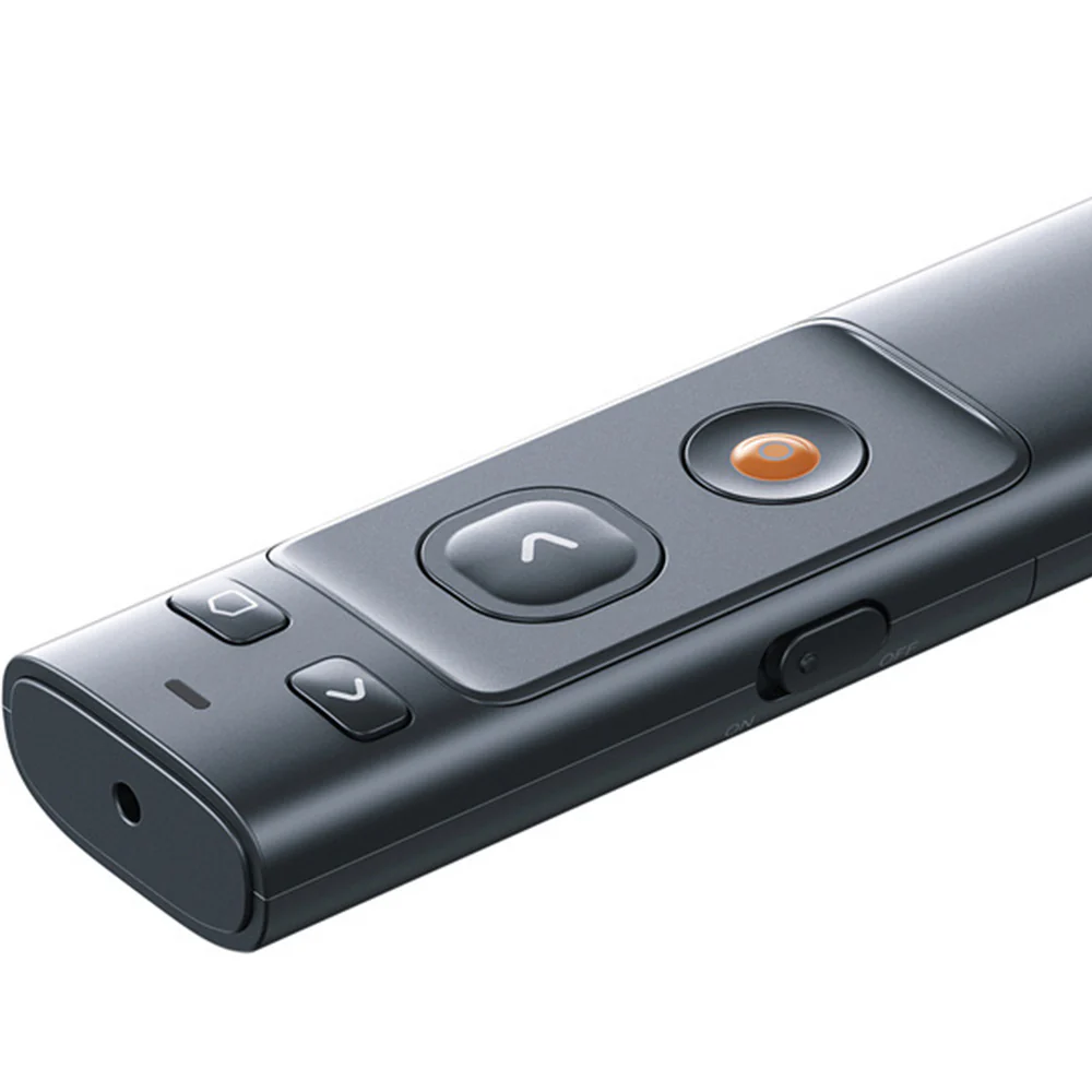 Laserpointer, kabellos / Fernbedienung für Präsentationen, Baseus Orange Dot, 100 m, 2.4 GHz, Grau - Image 5
