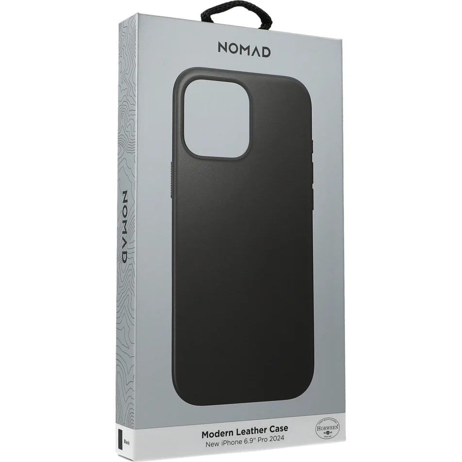 Leder Handyhülle für iPhone 16 Pro Max, Nomad Modern Horween Leather mit MagSafe, Schwarz - Image 14