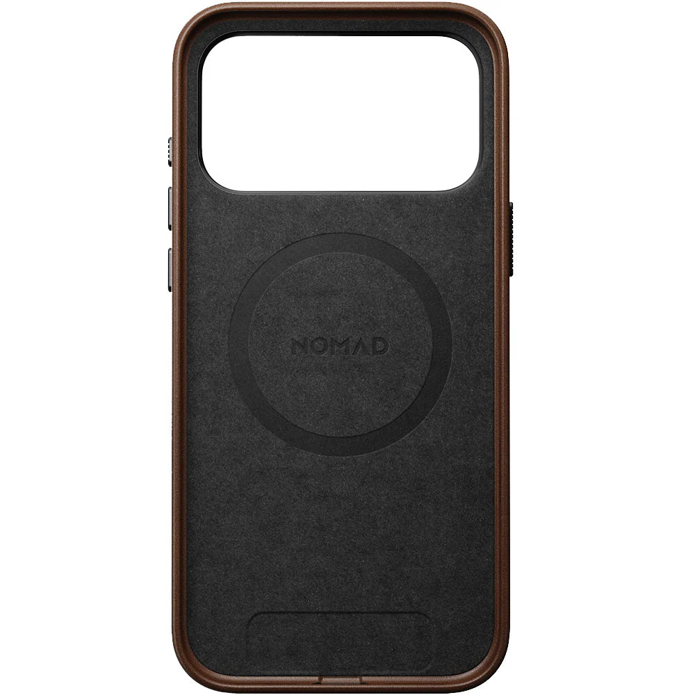 Leder Handyhülle für iPhone 17 Pro Max mit MagSafe, Nomad Traditional Leather Case, Braun - Image 4