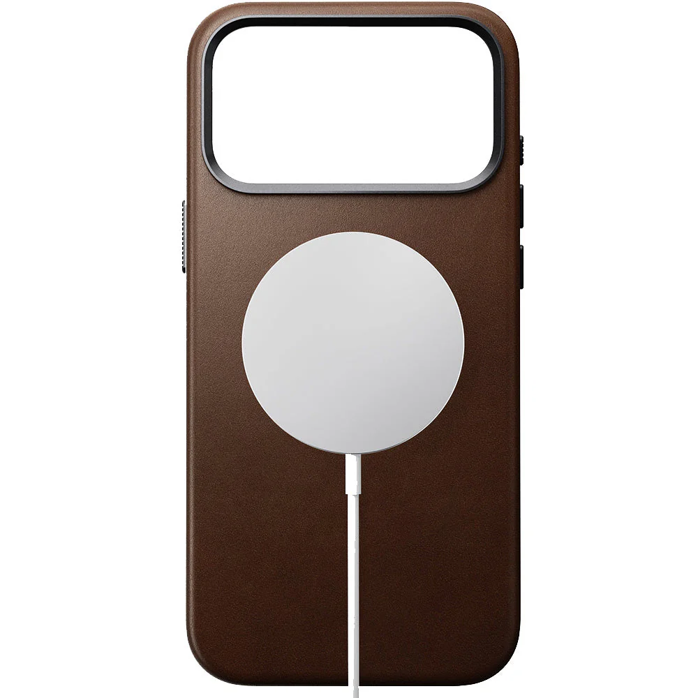 Leder Handyhülle für iPhone 17 Pro Max mit MagSafe, Nomad Traditional Leather Case, Braun - Image 5