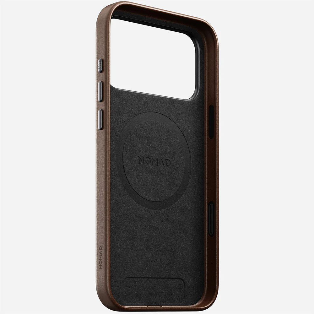 Leder Handyhülle für iPhone 17 Pro Max mit MagSafe, Nomad Traditional Leather Case, Braun - Image 6