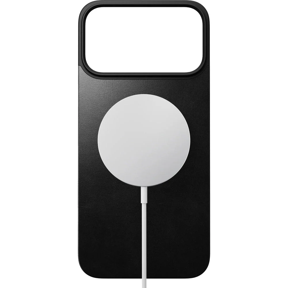 Leder Handyhülle für iPhone 17 Pro Max, Nomad Magnetic Leather Back Horween Series mit MagSafe, Schwarz - Image 5