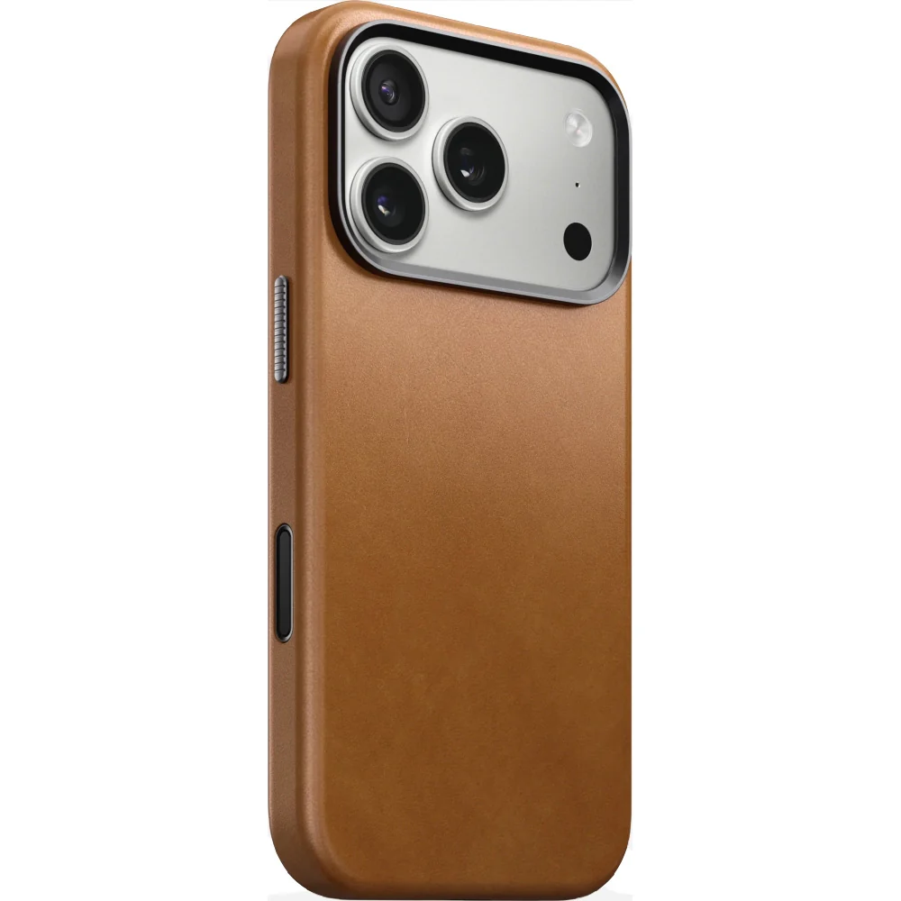 Leder Handyhülle für iPhone 17 Pro mit MagSafe, Nomad Traditional Leather Case, Hellbraun - Image 2